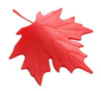 Cale-porte en forme de feuille - Pour la maison, le jardin, le bureau - Rouge