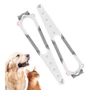 Cale Porte Pour Chats, Bloque-Porte Sécurisé Anti-Chiens, Arrêt de Porte Réglable et Portable pour Sécurité Animaux Salon Cuisine