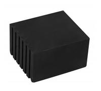 KS Tools - Cale pour pont de levage 160.0392 - 120 x 100 x 70 mm - Caoutchouc plein noir