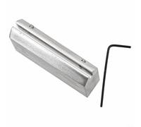 Cale presse à frettes de guitare, aluminium galvanisé avec rainures latérales, pour réparation de guitare électrique et basse