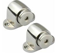 Cale Stop Porte Magnétique - RNEMITERY - Acier Inoxydable - Lot de 2 - Inox Brossé - Rond