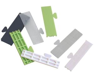 Cale vitrage 22 x 80 mm panaché sachet de 1000 pièces GOETTGENS D2280PANACHE