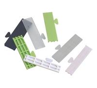 Cale vitrage lrg.30mm l.80mm ep.4mm verte Vert G