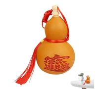 Calebasse Bouteille - Petite Statue Décorative de Gourde pour Décoration | Artisanat Décoratif Petit Fournitures Courge Déco Naturelle pour Fenêtre,Séjour,Porte