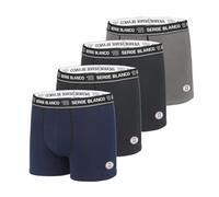 Serge Blanco Lot de 4 boxers COLCLA en coton et élasthanne G / M