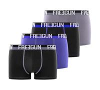 Caleçon Boxer Homme Coton, Lot de 4, Noir GSA (L)