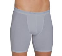 Caleçon Boxer Long Basic Hommes avec Elastique Extérieur Coton Stretch De Sloggi