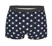 Caleçon Boxer pour Homme Étoiles Ceinture Élastique Trunk Caleçons Confortable Calecon Pantalons Homme pour Sport Liberté De Mouvement Festival L