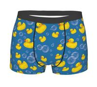 Caleçon boxeur confortable en caoutchouc imprimé canard pour homme, Comme indiqué sur la photo, M