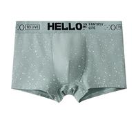 Caleçon classique en coton extensible avec taille confortable pour homme, bleu, L