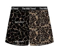 Caleçon Coton Homme - Sous-vêtements confortables pour hommes pour toutes les saisons Coupe décontractée Design imprimé élégant Pour la maison Lavable en machine Polyvalent Tous les jours (Khaki XL)