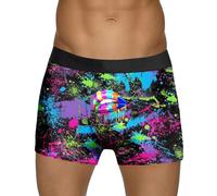 CaleçOn Drole Homme,Catégorie de Produit sous-vêtements Homme | Titre Produit sous-vêtements imprimés pour Hommes Style Bulle Rouge Short spécial Rose Moyen pour la Saint-Valentin (Blue, XXXL)