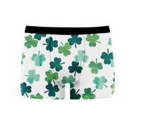 Calecon Homme Boxer Hommes Caleçon Hommes I Shenanigans drôle St Day Saint Paddy Graphique sous-vêtements Style Deux (Army Green, XL)