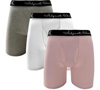 Caleçon Homme Boxer Long en Coton Anti-frottement Et Aussi Grande Taille sans Couture sans Étiquette Coton Supérieur 50 Fils Respirant Lot De 3