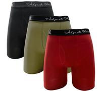 Caleçon Homme Boxer Long en Coton Anti-frottement Et Aussi Grande Taille sans Couture sans Étiquette Coton Supérieur 50 Fils Respirant Lot De 3