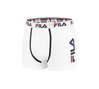 Caleçon Homme Coton, Boxer Homme, Maintien Anti-Glisse, Respirant, Blanc, Taille L