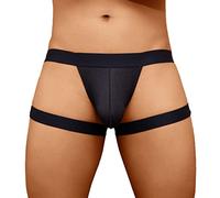 Calecon Homme Long - S sous-Vêtements Sexy Slip Coton Sexy Respirant sous-Vêtements Mémoires S (Black XXXL)