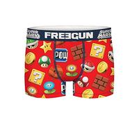 Caleçon Homme Multi-Sport, Boxer Homme, Super Mario, Confortable et Doux, Rouge, Jaune, Vert, Marron, Taille S