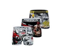 Caleçon Homme Multi-Sport, Boxer Homme, Ultra-Doux & Stretch (Lot de 3), Noir, Blanc, Gris, Rouge, Taille L