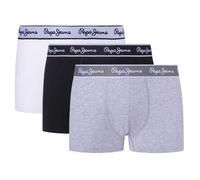 Caleçon Homme - Pepe Jeans - Paquet de 3 - Gris clair/noir/blanc - Taille standard L