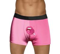 Calecon Homme Personnalisé Saint-Valentin Nouveauté Modèle Boxer sous-vêtements Drôles Coton Pas Cher Rigolo Cadeaux d'anniversaire Vetement Caleçon Homme Personnalisé Cadeau (XL)