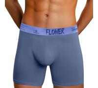 Caleçon Homme sans Couture en Microfibre,Boxer Short Coupe Ajustée,Slips Moyenne Lettrage Élégant Blocs Couleurs Chaque Saison,Douceur et Respirabilité, Parfait pour Un Usage Quotidien et Le Fitness