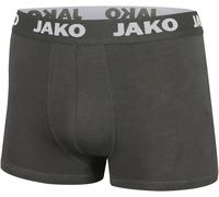 JAKO - Lot De 2 Boxers Basiques, Homme, Anthracite, L