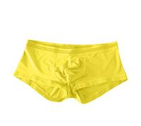 Calecon Personnalise Homme Fashion Briefs G-String Thong Pas Cher Rigolo Mens Bas Arrière Boxer en Fibre de Bambou Vetement sans Couturepas Drole BâIllon Cadeau