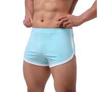 Calecon Personnalise Homme Fashion Briefs G-String Thong T-Back Sretch Mens Bas Arrière Boxer en Fibre de Bambou Un Design Couleur Unique Disponible Grandes Tailles