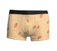 Calecon Personnalise Homme Pâques de Lapin et Oeuf Boxer Nouveauté Modèle Drôles sous-vêtements Coton Pas Cher Rigolo Cadeaux d'anniversaire Vetement Caleçon Homme Personnalisé Cadeau (A0a3-Khaki, L)