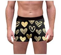 Calecon Personnalise Homme Saint Valentin, Boxer Coton Homme Originaux Lingerie Sexy Homme Coquine Hot Micro Slip Homme Sexy Calecon Funny Vetement A Personnaliser Cadeau de St Valentin pour Homme