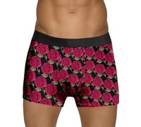 Calecon Personnalise Homme Saint-Valentin Boxer Nouveauté Modèle Drôles sous-vêtements Coton Pas Cher Rigolo Cadeaux d'anniversaire Vetement Caleçon Homme Personnalisé Cadeau (A0a3-Red, XXL)