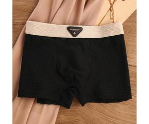 Caleçon pour homme mélangé avec sensation de soie glacée et réponse à séchage rapide en nylon élasthanne pour un mouvement naturel (XL noir)