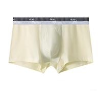 Caleçon respirant pour homme avec séchage rapide et coton doux pour une vie active (L) Jaune