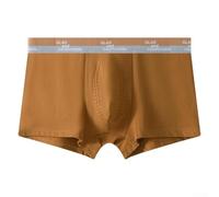 Caleçon respirant pour homme avec séchage rapide et coton doux pour une vie active (XL marron)