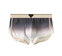 Calecon Sport Homme Boxer Mens Anti-Frottement sous-VêTement Sportif Masculin sous-VêTements De Anti-Transpiration sans Coutures LatéRales GêNantes La Mode Ete Fitness LâChe Bureau