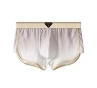 Calecon Sport Homme Boxer Mens Anti-Frottement sous-VêTement Sportif Masculin sous-VêTements De Anti-Transpiration sans Coutures LatéRales GêNantes La Mode Ete Fitness LâChe Bureau