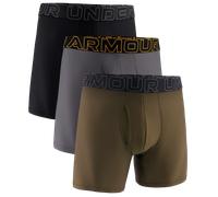 Caleçon Under Armour Under Armour SOLID 6in 3er Pack Boxer Shorts 1200122768157 taille XL EU
