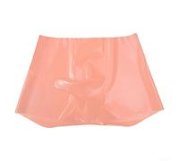 Caleçons boxeurs en latex sans couture pour homme avec motif de tronc d'éléphant, culotte de sécurité en caoutchouc taille basse extensible (peau 3XL)