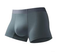 Caleçons boxeurs respirants sans couture pour homme avec pochette de couleur unie conçus pour un confort quotidien (XXXL E)