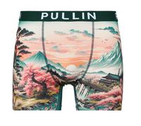 PULLIN Homme Boxer Long Fashion 2 Multicolore Taille M 87% Polyester 13% Lycra Coupe Longue Coutures Flatlocks Imprimé Motifs Japonais Taille Standard