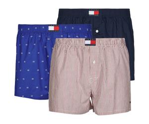 Caleçons hommes Tommy Hilfiger 3P WOVEN BOXER PRINT Multicolore EU XL