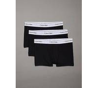 Caleçons noirs pour hommes, lot de 3, Calvin Klein Modern Coton-S