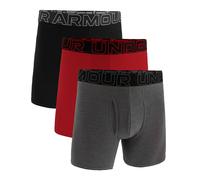 Under Armour Lot de 3 Boxers pour Homme en Coton Performance, Longueur Jambe 15 cm - Respirant, évacuation de l’humidité, Toucher Doux, Confort Toute la journée