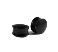 Calefee Ecarteur Oreille Plug 20mm, Écarteur Tunnel Bois Forme de Dôme Polie, Bijoux de Piercing Homme 2 Pièces