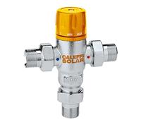 Caleffi mitigeur solaire thermique 252153 3/4", avec clapet anti-retour, 30-65 °C, chromé