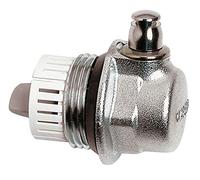 Caleffi 507 Arenal Purgeur de radiateur aércal demi-corps chromé/chromé 1,1/4" droit