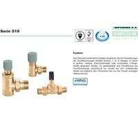 Caleffi 518 Vanne de décharge à pression différentielle 3/4