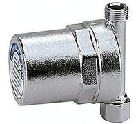 Caleffi anti-bélier 525150 Écrou-raccord 3/4 "IT x 3/4" AG, boîtier en laiton, chromé