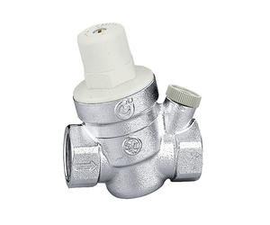 CALEFFI 533461 Régulateur de pression version angulaire avec connexion manomètre 1"